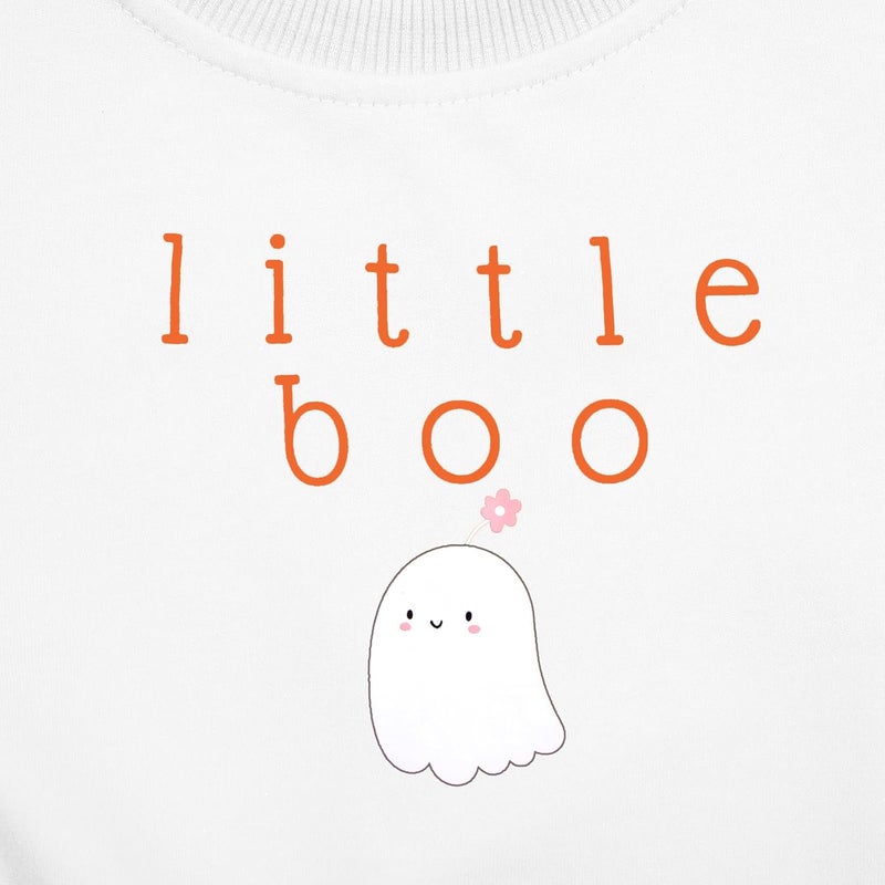 JinTing Mommy and Me Matching Outfits Halloween Little Boo Sweatshirt Spooky Mama Long Sleeve Shirt Tops - Image 5